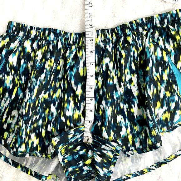 Nike Blue Green Dri-Fit Pull-on Lined 10K Running Athletic Workout Shorts XL - Picture 7 of 8